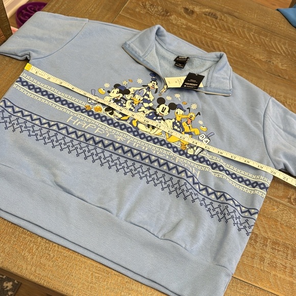 Her Universe Disney Holiday Hanukkah Half-Zip Crop Pullover - Picture 7 of 10